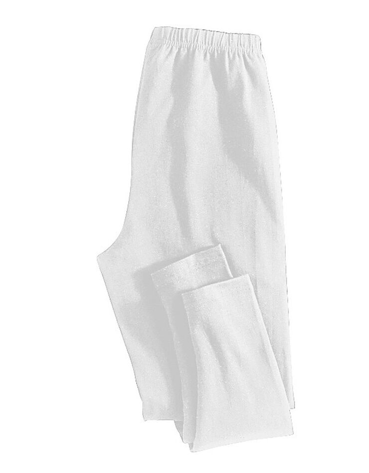 Legging long uni - lot de 2 (blanc / noir) Legging long uni - lot de 2 (blanc / noir)