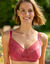 Soutien-gorge forme embo&icirc;tante en dentelle stretch Orotelli - sans armatures (framboise)