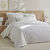 Linge de lit uni percale (blanc)