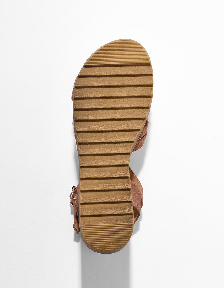 Sandales multibrides compensées (caramel) Sandales multibrides compensées (caramel)