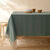 Nappe coton tissage artisanal (vert grisé)