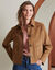 Veste boutonn&eacute;e, su&eacute;dine (beige fonc&eacute;)