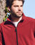 Blouson zippé maille micropolaire (brique)