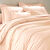 Linge de lit uni - polyester-coton 57 fils/cm&sup2; (rose poudr&eacute;)