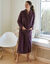 Robe de chambre maille polaire col châle - longueur 120 cm (taupe) Robe de chambre maille polaire col châle - longueur 120 cm (taupe)