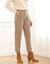 Pantalon 7/8ème, velours (taupe)