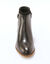 Boots plates en cuir (noir)