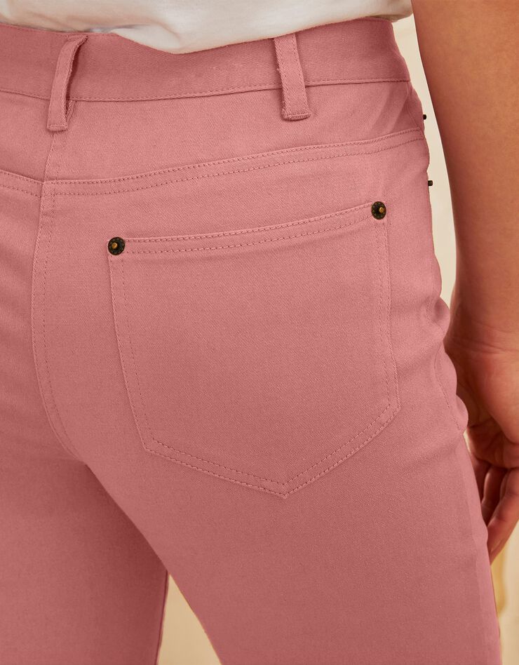 Pantalon coupe fuselée couleur (terracotta) Pantalon coupe fuselée couleur (terracotta)