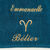 Serviettes de bain brod&eacute;es signe astrologique, &agrave; personnaliser - 420g/m2 (b&eacute;lier)