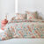 Linge de lit Amboise imprim&eacute; - coton 57 fils/cm&sup2; (sable)