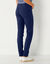 Pantalon fusel&eacute; couleur (marine)