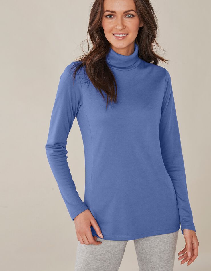 Sous pull thermique - col roulé (bleu jean) Sous pull thermique - col roulé (bleu jean)