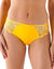Culotte microfibre et guipure Rima - lot de 2 (jaune)