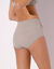 Gainette microfibre et guipure Rima - lot de 2 (taupe)