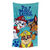 Drap de bain enfant Pat'Patrouille® personnalisé éponge et velours coton - 320g/m2  (bleu)