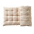 Long coussin déco tissage artisanal (naturel / terracotta)