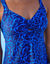 Haut de tankini imprimé Sambava (marine / bleu)