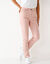 Pantalon fusel&eacute; couleur (rose poudr&eacute;)