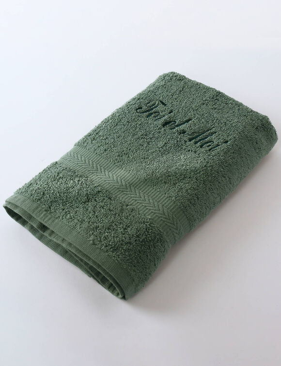 Collection serviettes de bain personnalis&eacute;es - confort moelleux 420 g/m&sup2; (eucalyptus)