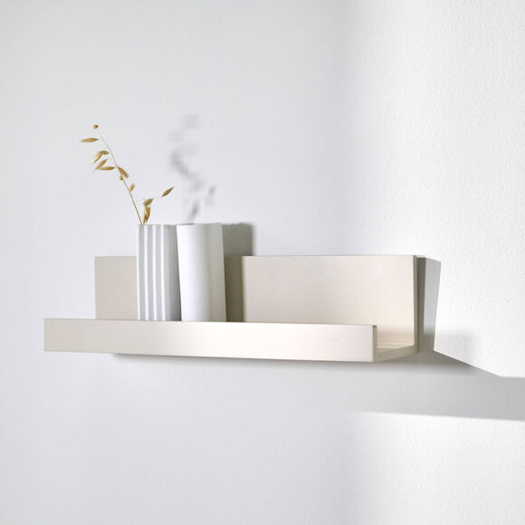 Étagère-cimaises en pin  (beige)