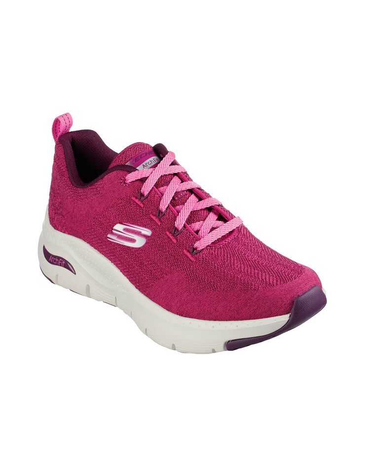 Baskets Arch Fit - Comfy Wave en mesh respirant (framboise)