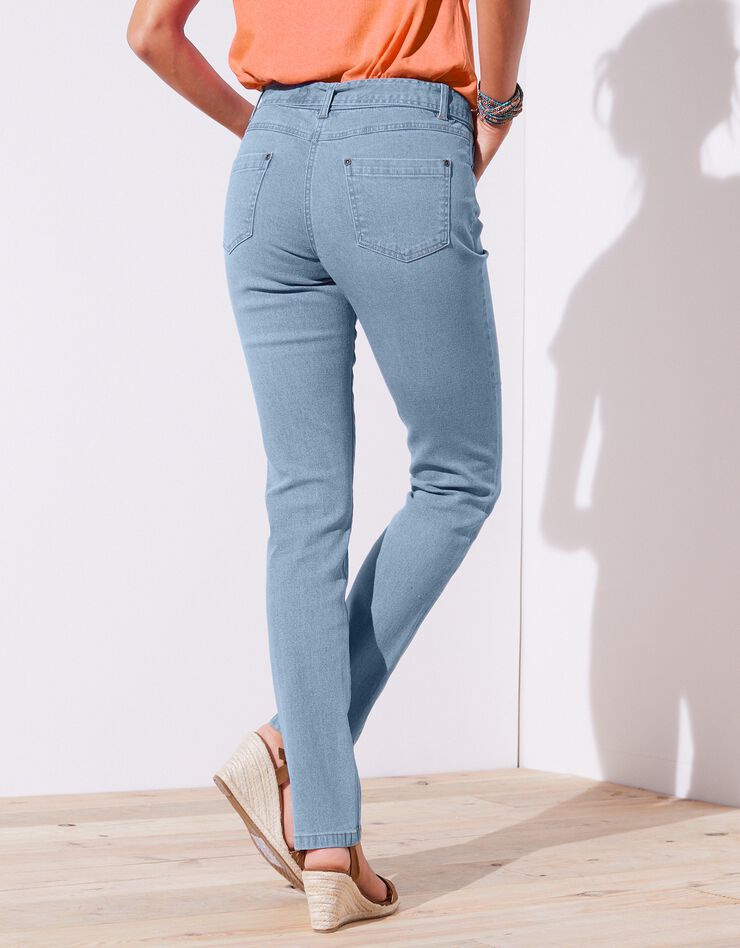 Jean droit stretch spécial petites (bleached) Jean droit stretch spécial petites (bleached)