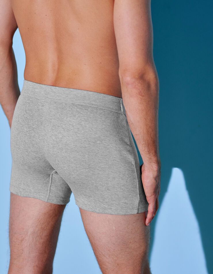 Boxer ouvert - lot de 3 (gris chiné) Boxer ouvert - lot de 3 (gris chiné)