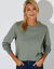 Sweat molleton uni (kaki clair)
