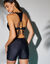Short de bain uni Solaro (noir)