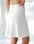 Jupon effet lissant et antistatique - long 48 cm (blanc)
