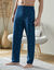 Pantalon de pyjama imprimé (bleu)