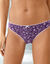 Slip coton imprimé motif floral assorti – Lot de 4 (prune / rose)