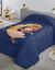 Couette microfibre enfant ballerine 200 g/m² (bleu marine)