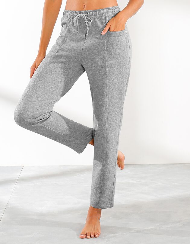 Pantalon jogging (gris chiné) Pantalon jogging (gris chiné)