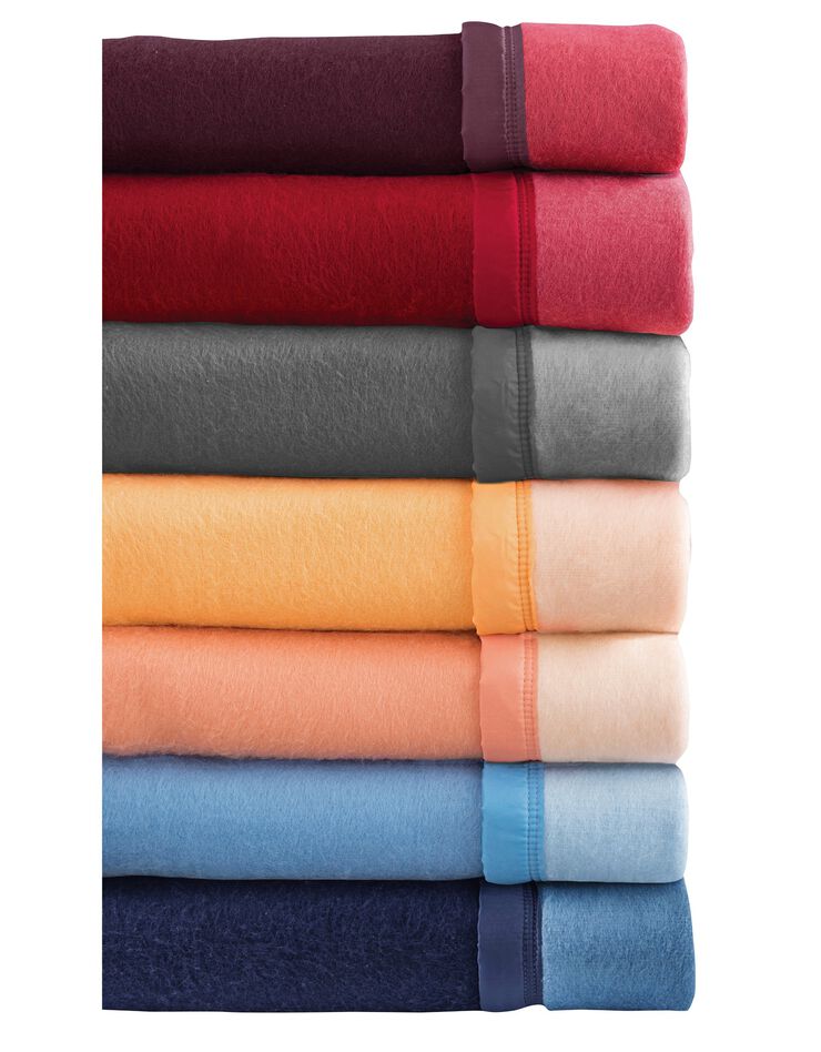 Couverture bicolore (marine)