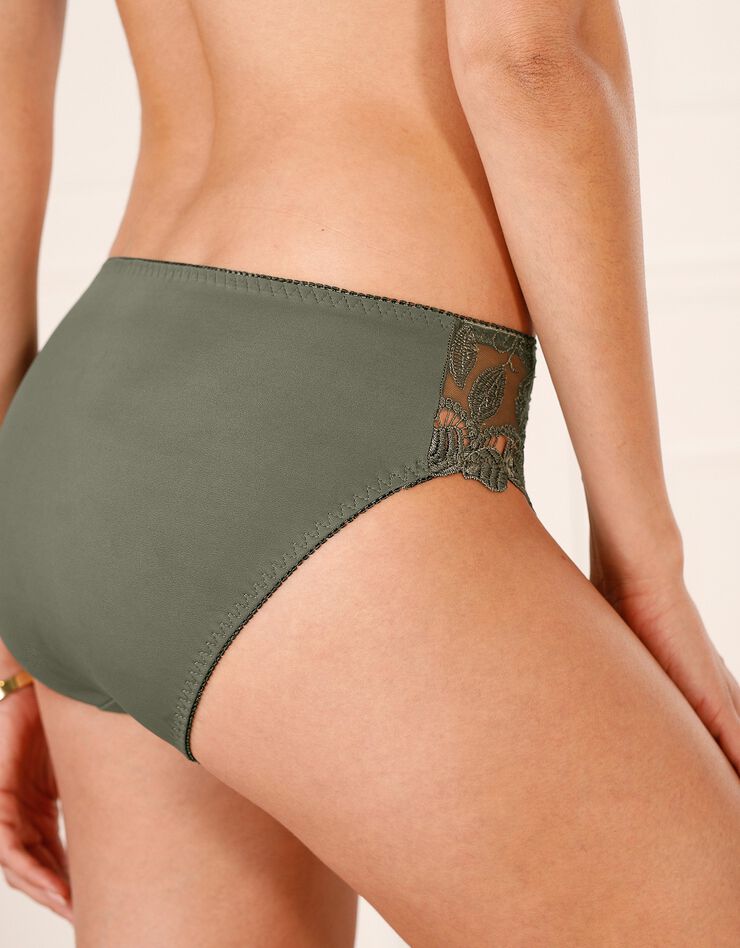 Culotte microfibre et guipure Rima - lot de 2 (kaki)