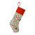 Chaussette de No&euml;l d&eacute;corative. (rouge)