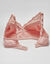 Soutien-gorge post-opératoire coton stretch forme foulard - sans armatures. (poudre)