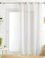 Voilage brodé serpentins (beige)