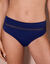 Culotte haute microfibre et tulle plumetis effet seconde peau Paia - lot de 2 (bleu)