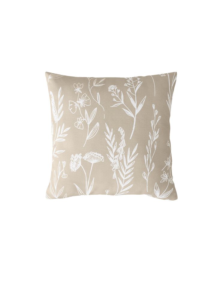 Housse de coussin imprimé bucolique Alessia - lot de 2 (beige)