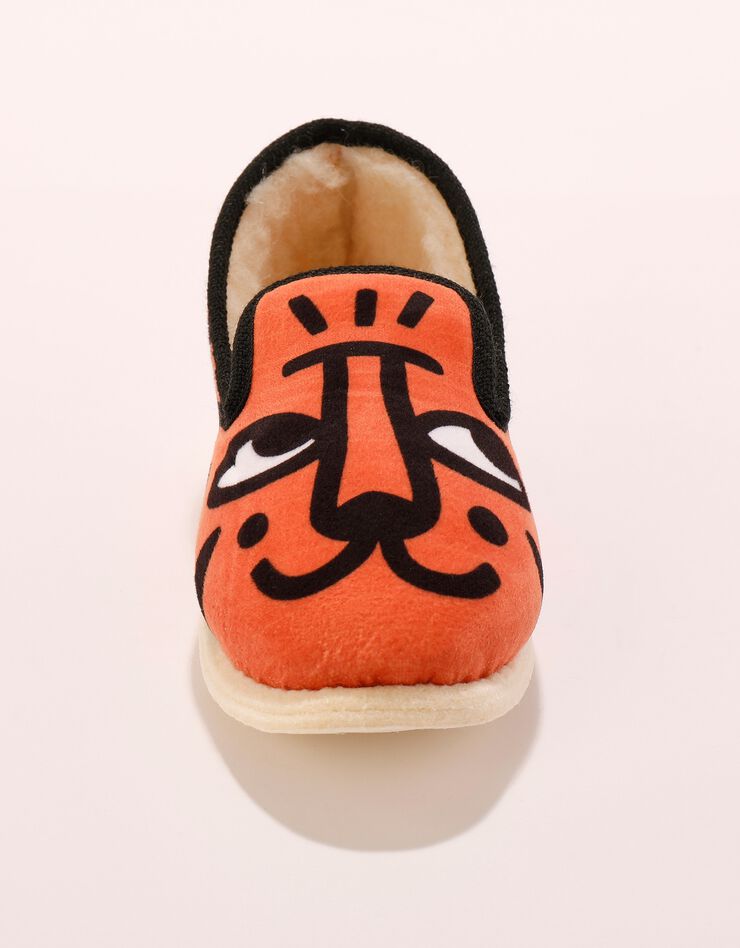 Charentaises enfant, collection LEM (orange) Charentaises enfant, collection LEM (orange)