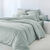 Linge de lit uni - coton 57 fils/cm&sup2; (bleu p&acirc;le)