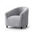 Housse bi-extensible microfibre gaufr&eacute;e graphique pour fauteuil cabriolet (gris)