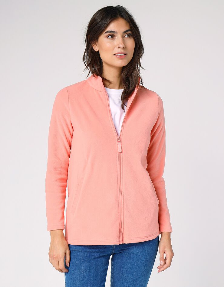 Veste polaire zippée manches longues (pêche)