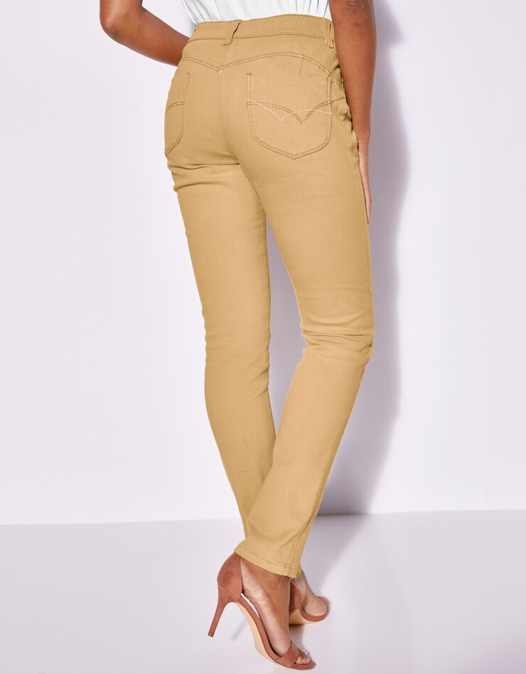 Jean couleur effet push-up coupe fuselée - grande stature (curry) Jean couleur effet push-up coupe fuselée - grande stature (curry)