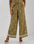 Pantalon large imprim&eacute;, taille &eacute;lastiqu&eacute;e (kaki)