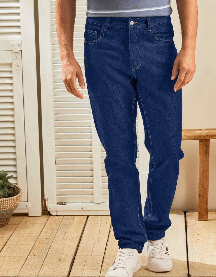 Jean coupe relax coton - entrej. 72 cm (brut) Jean coupe relax coton - entrej. 72 cm (brut)