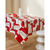 Nappe toile cir&eacute;e imprim&eacute; Patch duo (gris / rouge)