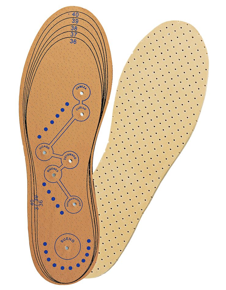 Semelles magnétiques(2) - la paire (beige) Semelles magnétiques(2) - la paire (beige)